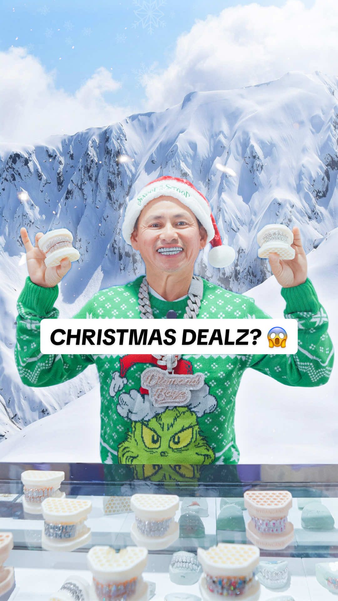 Ho-ho-hold up... Johnny doing 15% OFF the whole store til Christmas?! 💎🎄 #johnnydang #christmas #customjewelry