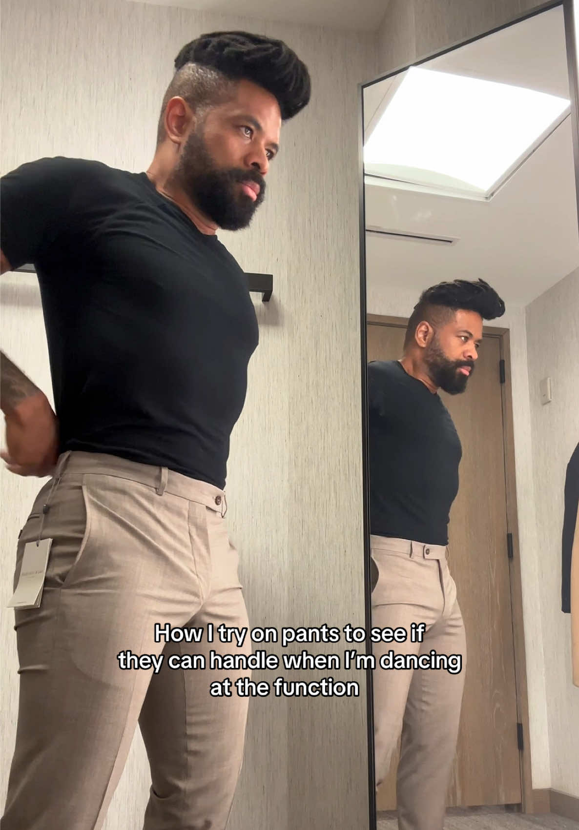 I mean, how else does one try on pants. #2000smusic #clothes #funny  