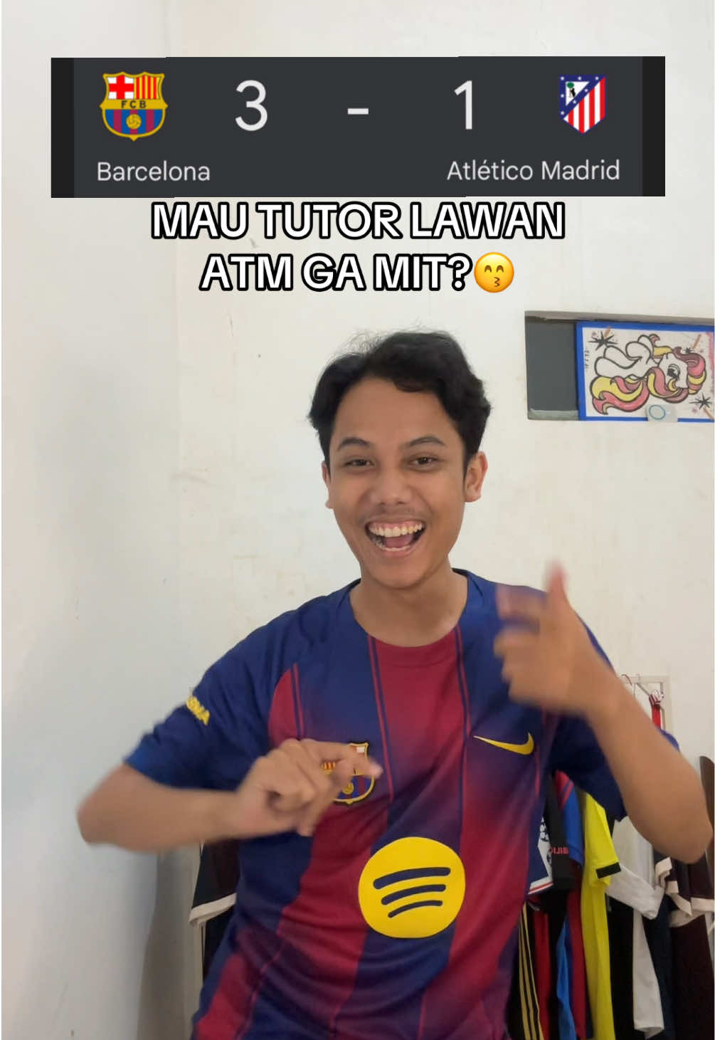 ngarep kalah yaaa? #barcelona #atleticodemadrid #laliga #footballtiktok #fcbarcelona 