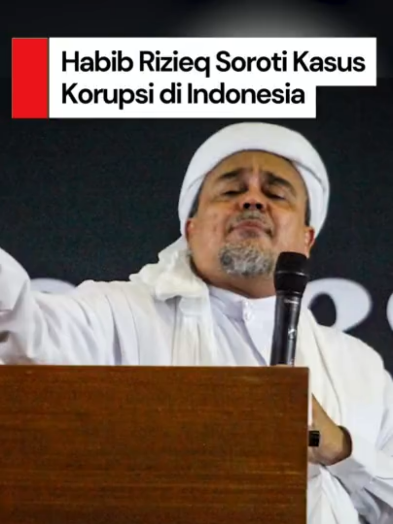 Habib Rizieq Shihab mengatakan Indonesia sedang mengalami darurat akhlak. Hal itu dibuktikan dari maraknya kasus korupsi hingga banyaknya mafia di negeri ini. Habib Rizieq juga mengatakan para koruptor dan mafia tersebut bahkan berani mengancam presiden. Hal itu ia katakan dalam acara Reuni 212 yang digelar di silang Monas, Jakarta Pusat (Jakpus), pada Selasa (2/12) malam.