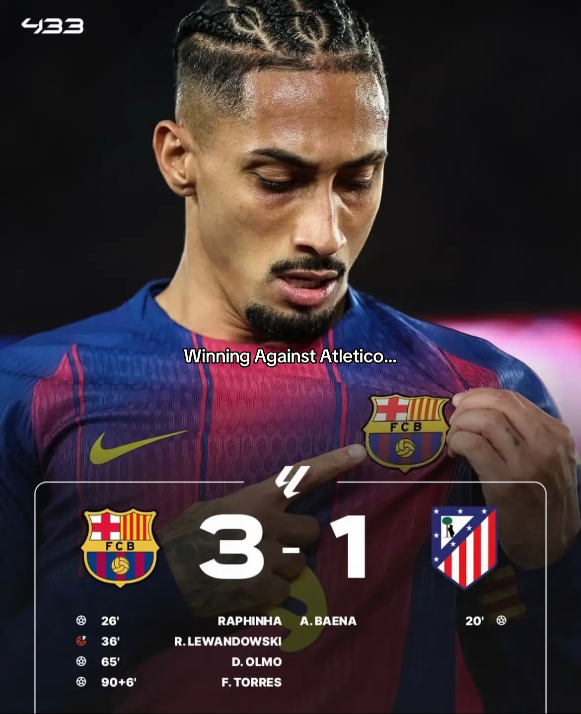 #barcelona #barca #raphinha #atletico #laliga 