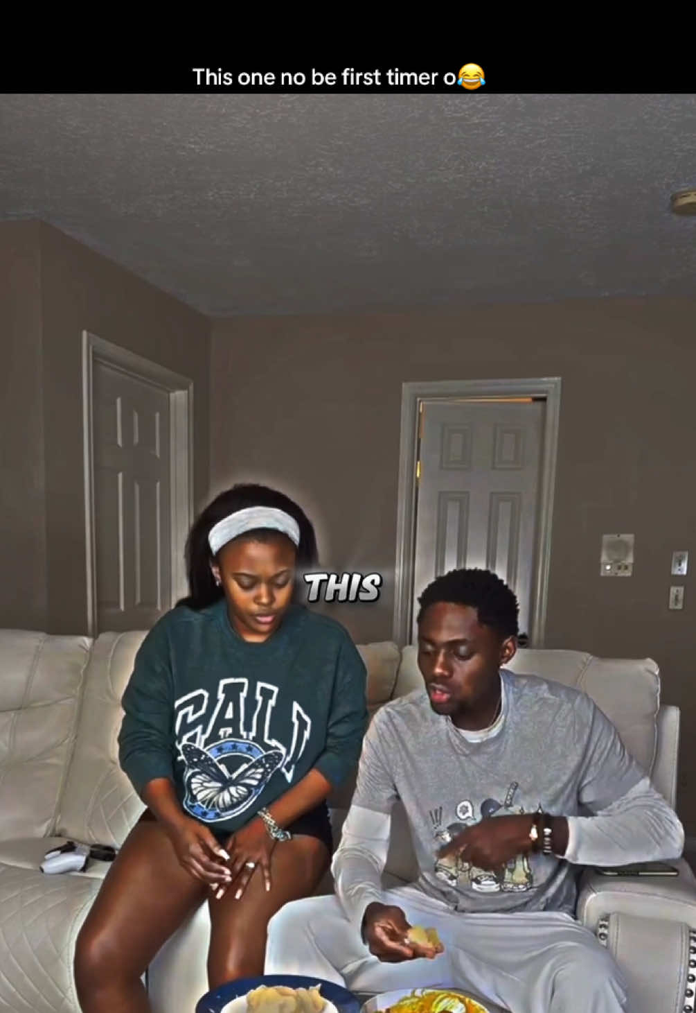 “Try for the first time”😂… You no believe wetin you see bah?😅 #tomandtriniti #dinho #anaradokenechukwu #cupidszn 