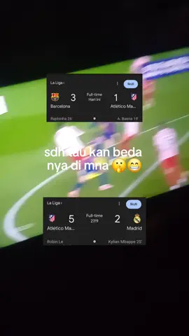 ini barca bukan madrid ini 3-1 bukan 5-2 🤫 #viscabarca #atleticodemadrid #realmadrid #beda #nya @fcbarcelona 