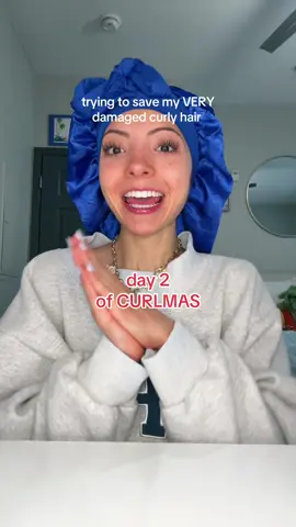 i was shocked at how good my hair turned out!! #curlyhair #curlyhairroutine #curlyhairjourney #damagedhair 