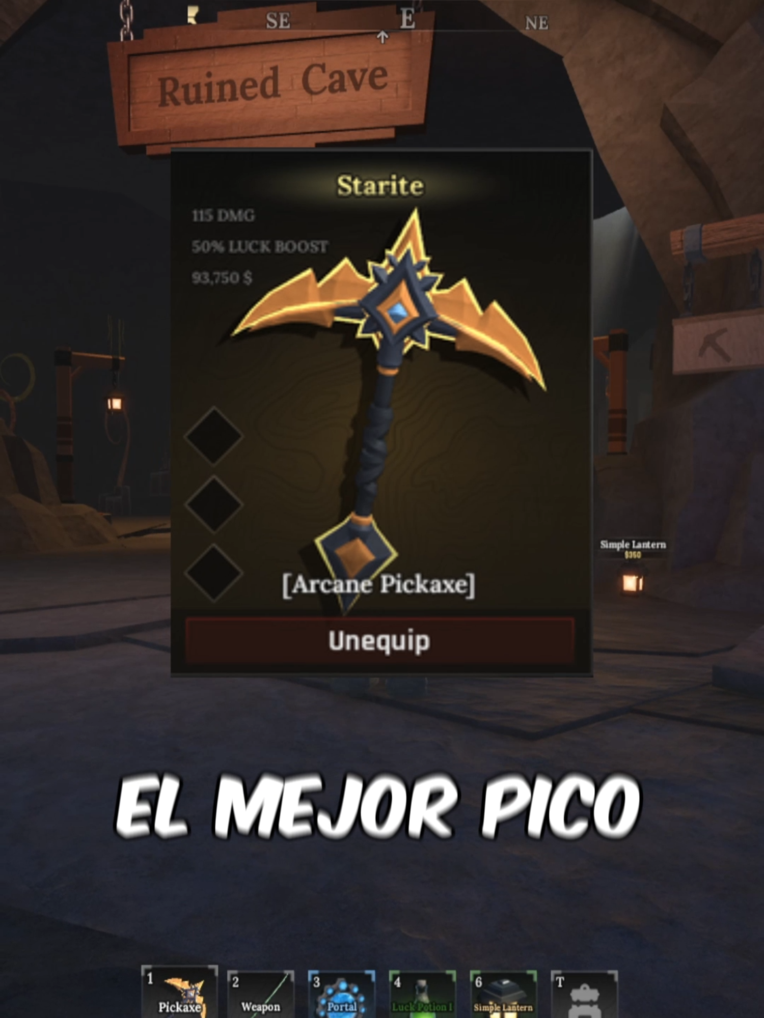 EL MEJOR PICO EN FORJA #theforja #robloxtheforge#robloxfyp #robloxx #morke