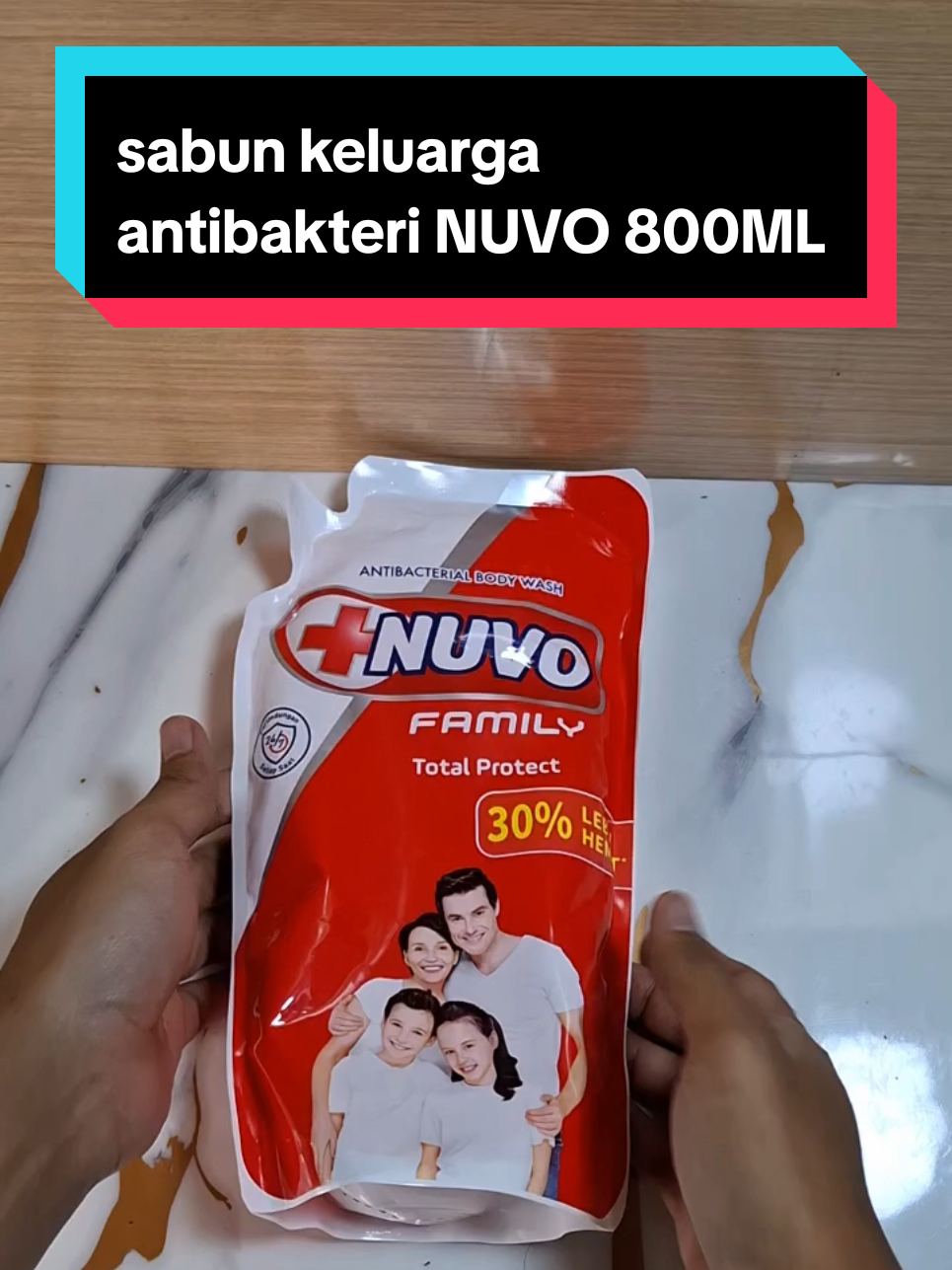 sabun keluarga anti bakteri dan bau badan NUVO 800ML murah banget #sabunmandicair #sabunmandirefill #nuvofamily 
