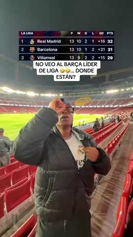 NO VEO AL BARÇA LÍDER DE LIGA 🤣🤣… DONDE ESTÁN? 