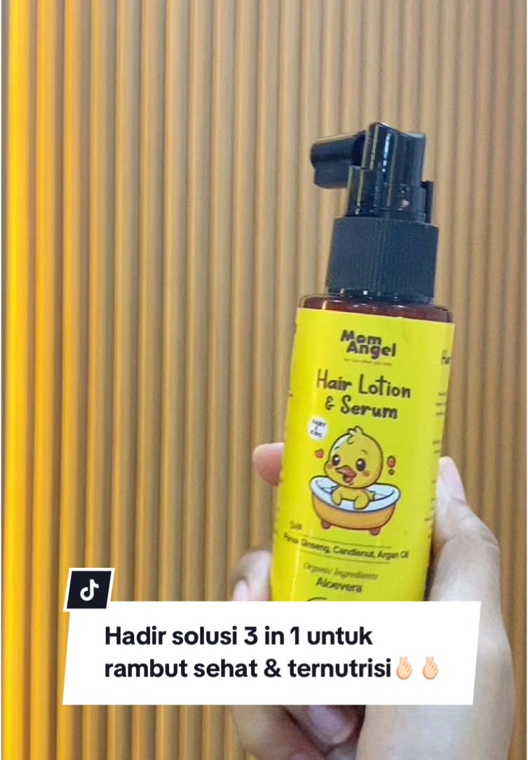 Nutrisi terbaik dari alam untuk rambut si kecil karena mom angel paham apa yang dibutuhkan si kecil✌🏻✌🏻✌🏻 #momangelofficial  #momangelskincare  #momangelcare  #hairlotionmomangel  #foryou #tiktokviral #tiktokindonesia #viraltiktok #skincareanak #skincarekids 