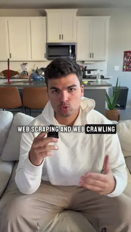 Web Scraping vs Web Crawling.  TLDW: web scraping is for getting specific info from a page, web crawling is to discover stuff about a page. #webdevelopment #webscraping #coding #programming