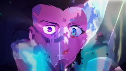 Fly Me To The Moon  #cyberpunk2077 #cyberpunkedgerunners #davidmartinez #franksinatra #fyp 