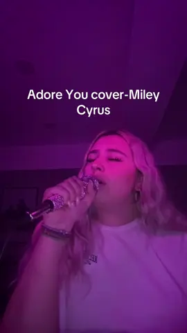 Adore You cover-Miley Cyrus (TikTok pls stop shadowb-nning me.) #singing #cover #aspiringsinger #upcomingartist #mileycyrus 