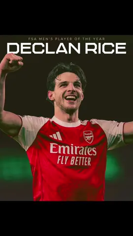 Declan Rice ชนะรางวัลนักเตะชายยอดเยี่ยมแห่งปี Declan Rice win FSA Player of the Year Awards #arsenal #อาร์เซนอล #พรีเมียร์ลีก #PremierLeague #CapCut 
