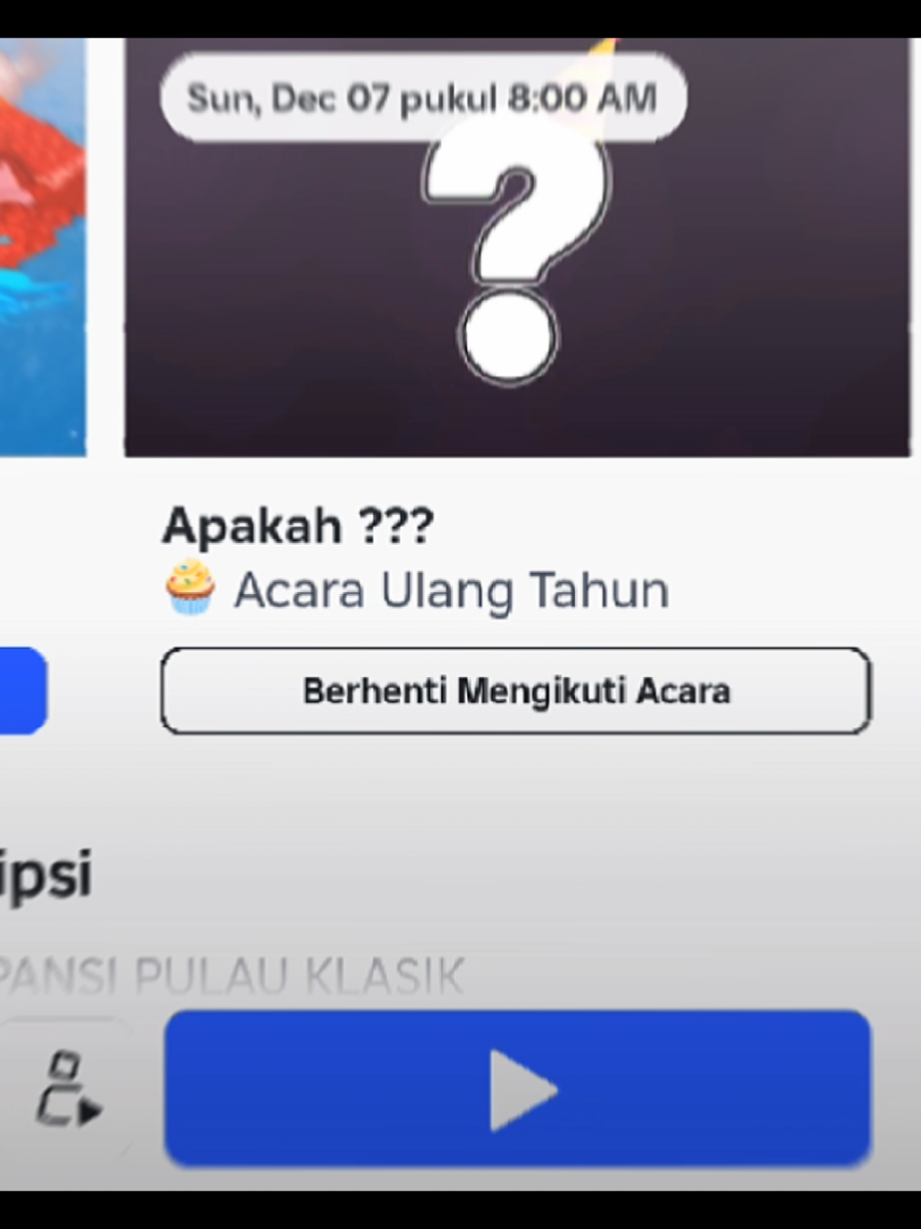 siapa yang tidak sabar dan ingin hari cepat-cepat berganti jadi hari Minggu?  #fishit #roblox #mancing #game #players 