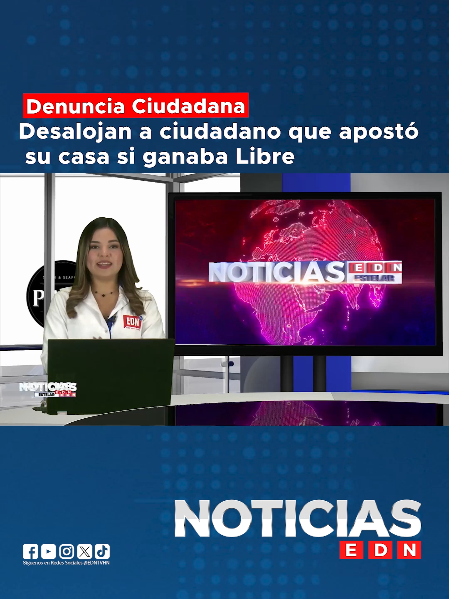 #NoticiasEDNTV Ciudadano apostó su casa si ganaba Libre y ahora lo están desalojando #edntv #noticiasedn #noticiashonduras #denunciaciudadana