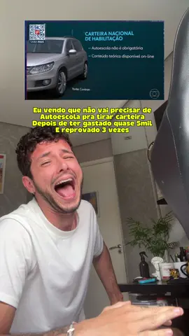 Vocês não imaginam oque eu passei para estar habilitado 