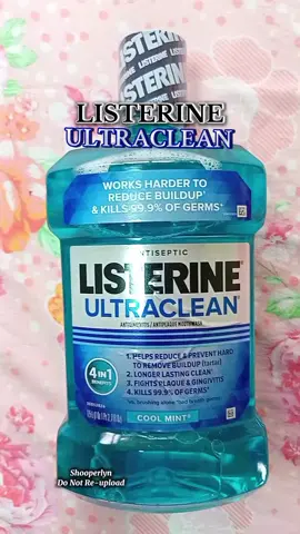 Listerine mouthwash ultra clean  #listerine #mouthwash  #fypシ #tiktokshop #viralvideo 