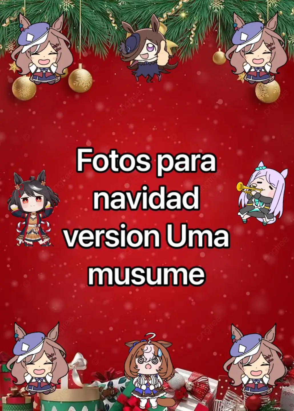 La Navidad se acerca 💯💯 Mañana subo parte 2 Gracias por todo 🥶🤟🏻 #uma #umamusume #navidad #umamusumeprettyderby #mambo 