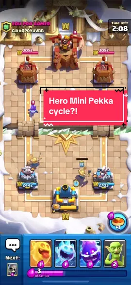 Hero Mini Pekka Cycle x ASMR… Sorry about the volume boys some late night recording #viral #clashroyale #gaming #hero #update 