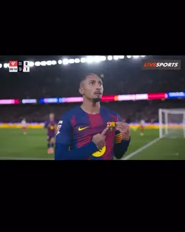 Raphinha equalizer for FC Barcelona vs Atletico Madrid  #foryou #fyp #fcbarcelona 🔴🔵 #fy #fyppppppppppppppppppppppp 