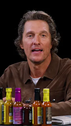 & now a special announcement from this week’s guest on hot ones, matthew mcconaughey. 🔥 #hotones #matthewmcconaughey 