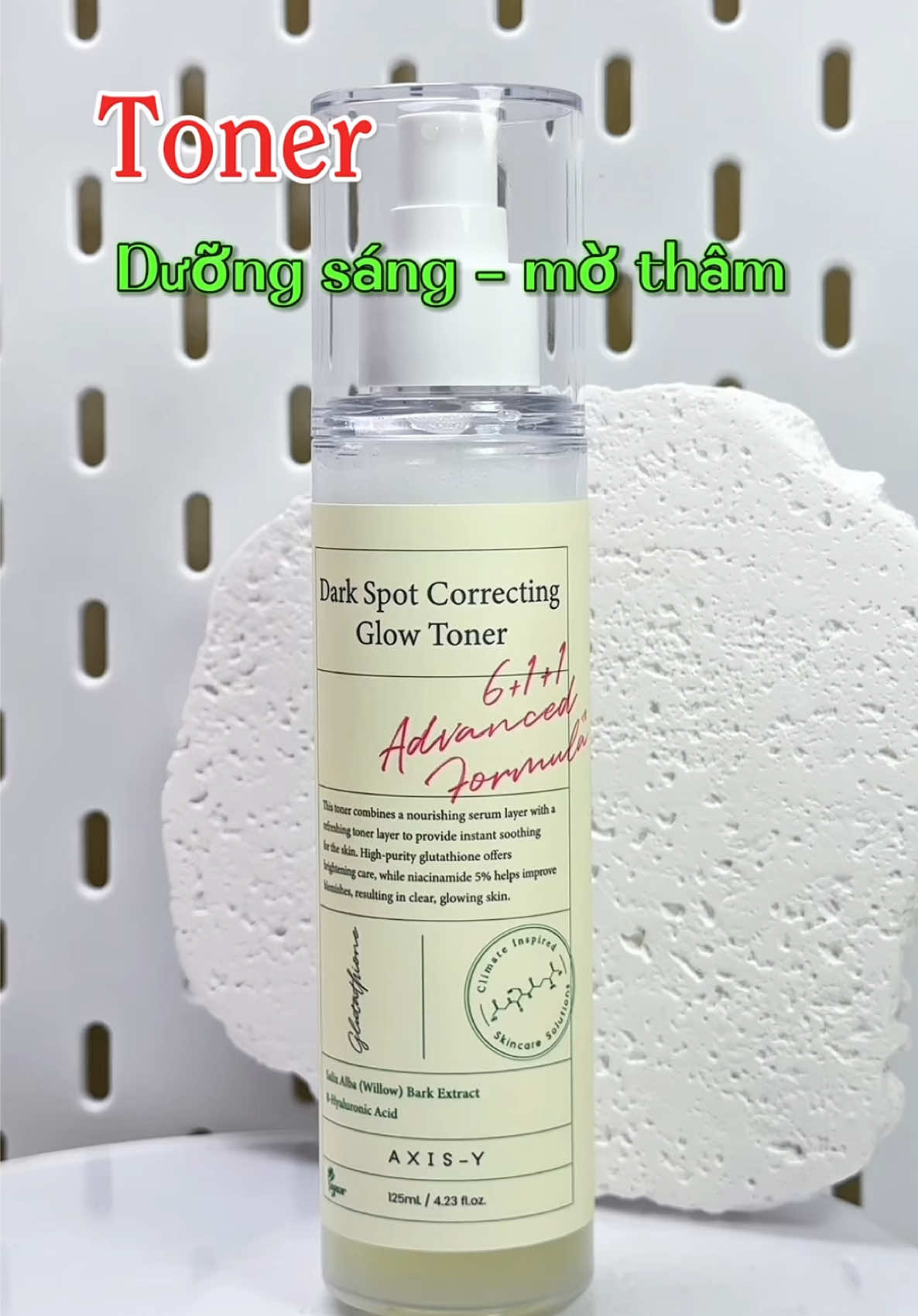 Toner dưỡng sáng da, mờ thâm #toner #Skincare #lamdep #fyp #xuhuong 
