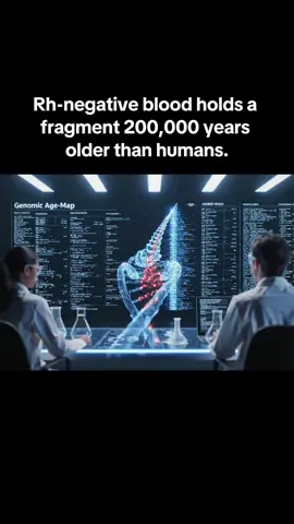 EP1077 — Oldest Mutation Rh-negative blood holds a fragment 200,000 years older than humans. A lineage that predates recorded ancestry. Where did it come from? Watch the full episode. EP1077 — Oldest Mutation Follow us for more. @TheAnythingAnswer For entertainment only. #educatoraward #TikTokLearningCampaign #tiktokstoriescontest #TikTokEncyclopediaContest #theanythinganswer 
