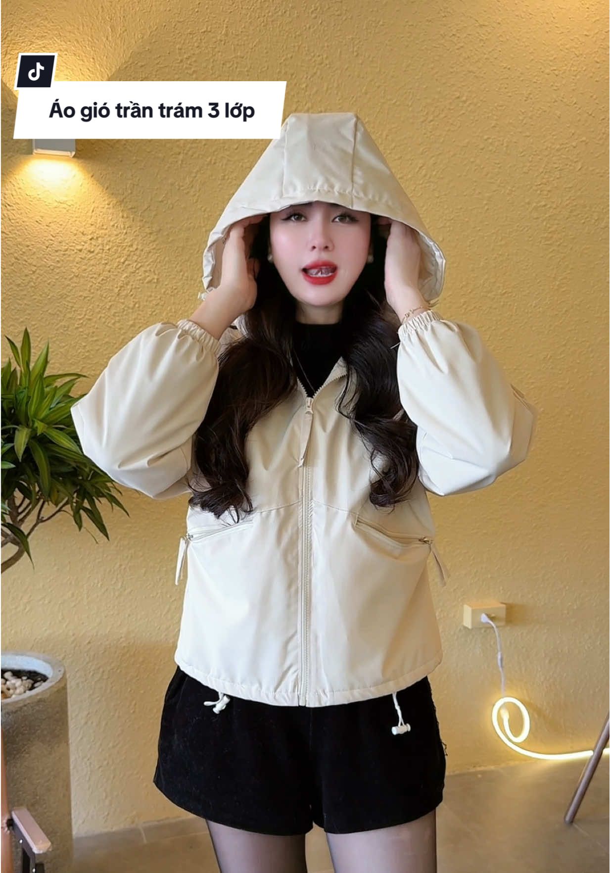 Áo gió 3 lớp trần trám k lo xô bông đâu mấy chị nha #thudongxudaily #aogio #aogio3lop #aogiotrantram 