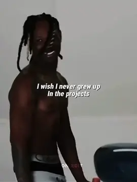 I Wish I Never Grew up in The Projects, I Wish my Mom Had Some Money💔😔#quotes #related #motivation #kingvon #viral 