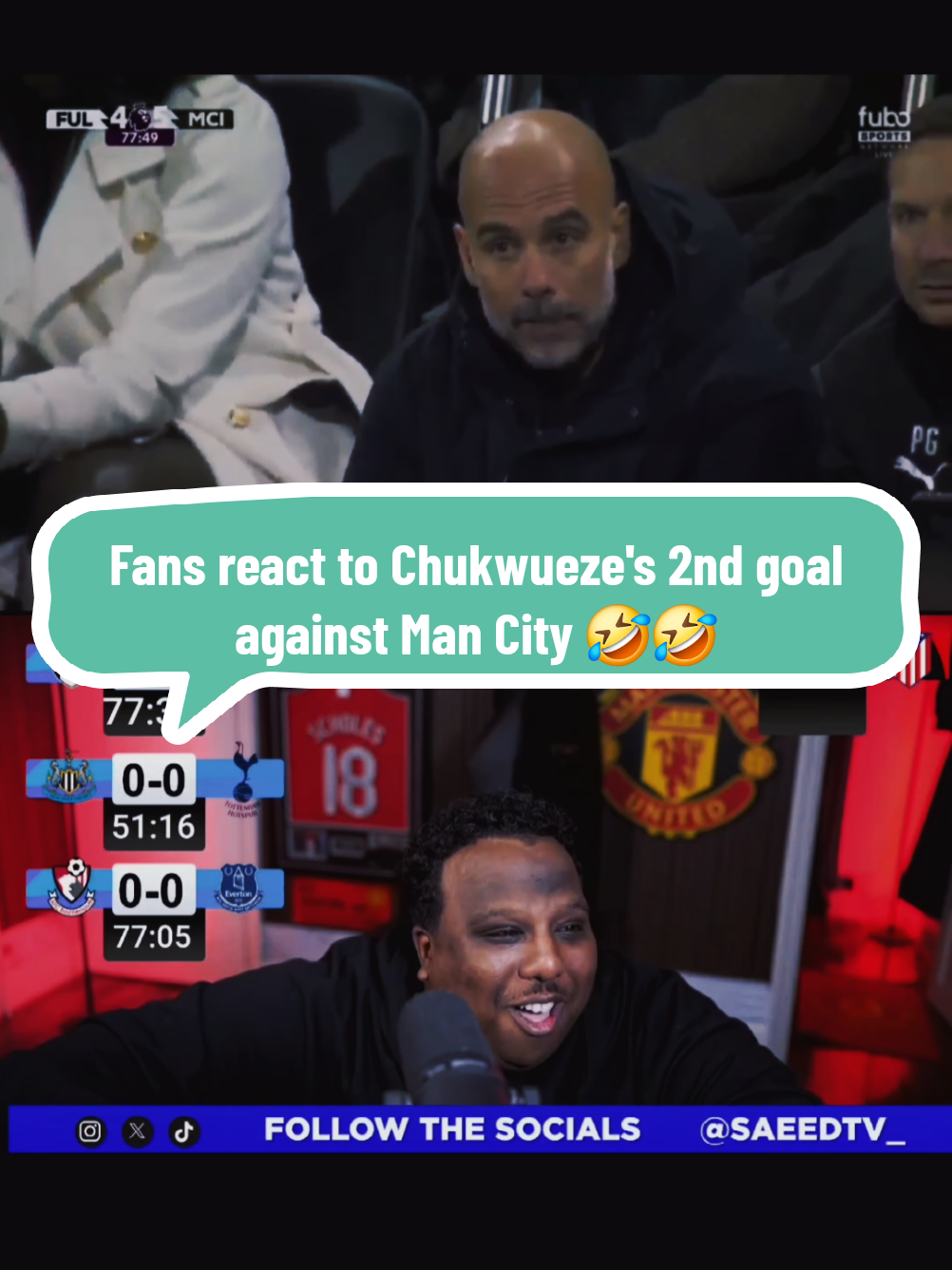 What a banger by Chukwueze!! ⚽️💥 but we still won 😏 #foryou #fansreaction #mancity #Fulham #chukwueze  “This video contains material that is the property of the Premier League and its licensed broadcasters. I do not own any of the match footage shown. It is used only in a transformative way for commentary, reaction, and analysis. All rights to the original content belong to the Premier League.”