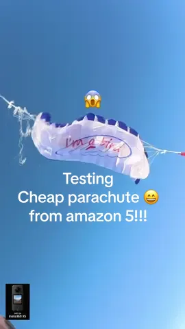 Testing Cheap parachute 😄 from amazon 5!!! #insta360 #insta360awards #NoDroneNoProblem #skydiving #freefall@insta360 official 