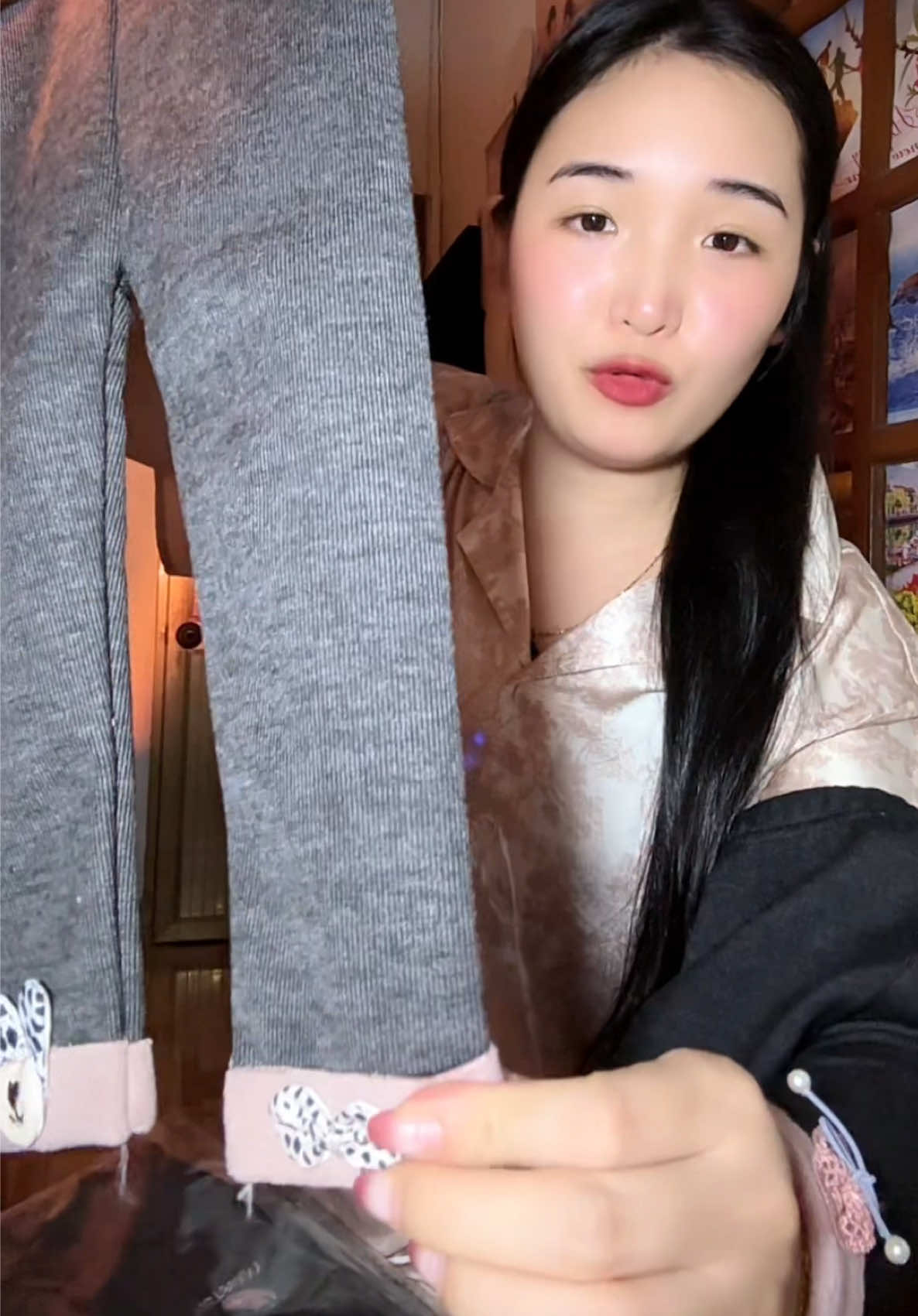 Con mặc vừa ấm vừa xinh nha các mẹ#quanlegginglotlong #fyb 