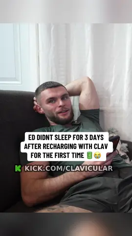 ED DIDNT SLEEP FOR 3 DAYS AFTER RECHARGING WITH CLAV FOR THE FIRST TIME 🔋😭 #edmatthews #clavicular 