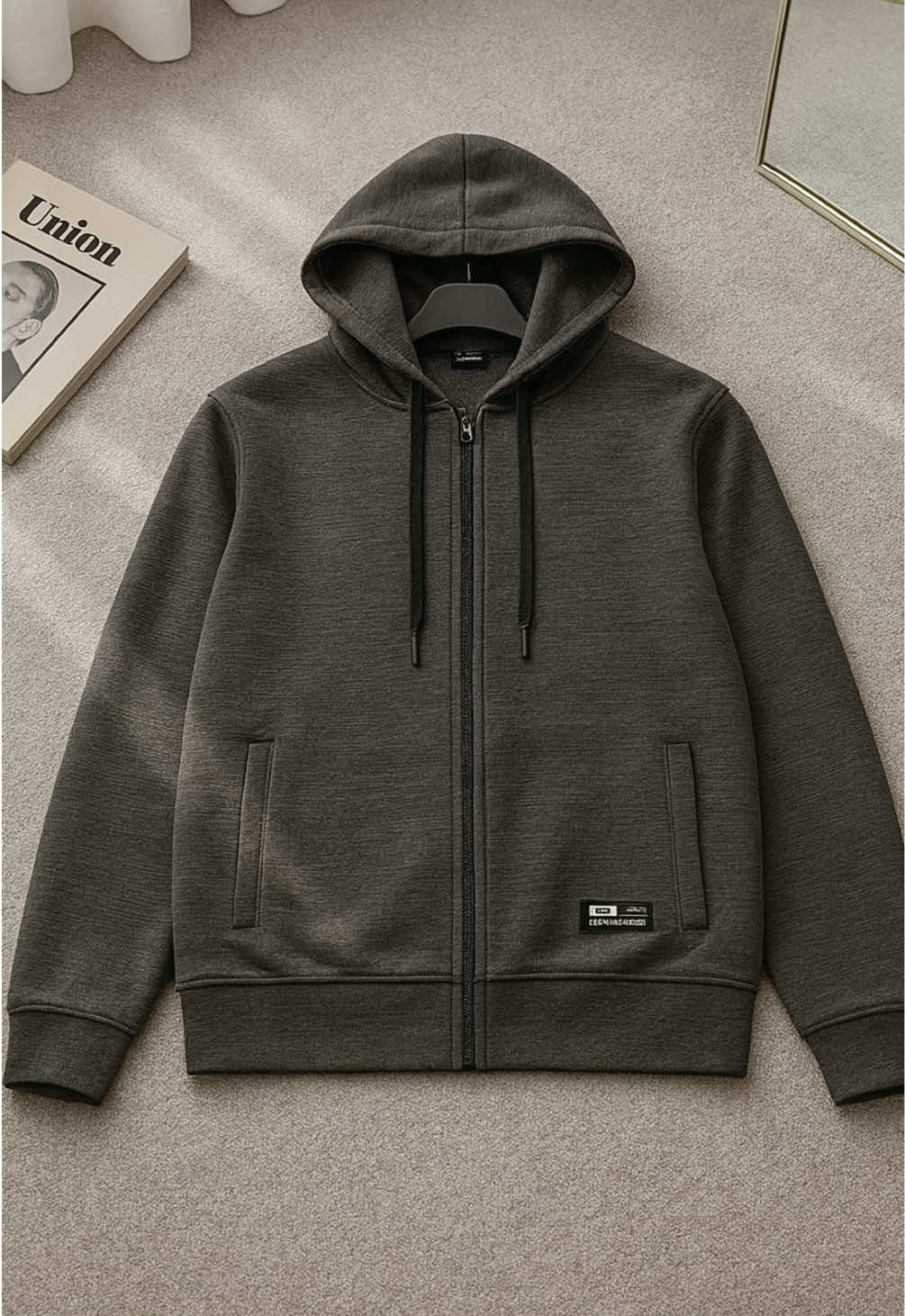 Áo khoác nỉ nam có mũ trùm đầu Ecollect #thoitrangnam #aokhoacni #ecollect 