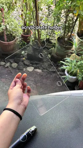 pwede mo din gawing cover yan para mas madali linisin 👌🏻 #plateholder #platecover #motoraccessories #motor #click125i 