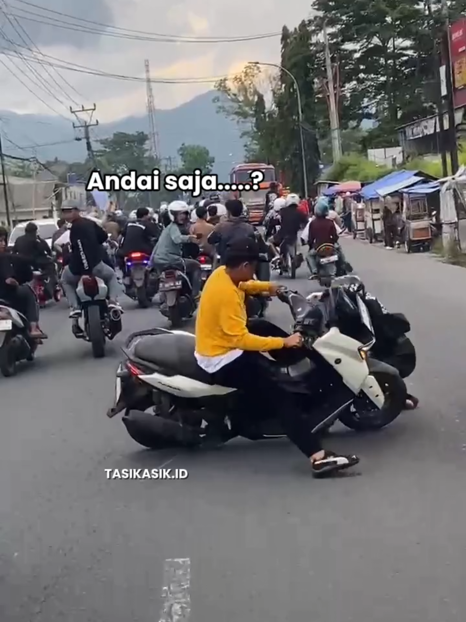 Andai saja te motah teuing maneh moal labuh.. #tasikasik 