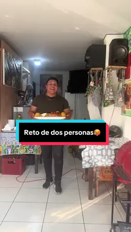 Reto amazonico‼️de dos personas 👬// tiempo ⏱️ 10 mntos/ ganancia s/750🤑so💸#villamariadeltriunfo #retosdecomida #armwrestling 