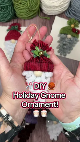 ✂️🎅🏻🎄🧶 Tag a friend who loves $0 zero dollar cozy crafts and make this fresh twist on the oh-so-popular Christmas gnome ornament! Can you guess what his beard is made of? #holidaycrafts #gnome #pipecleanerart #christmascrafts #christmascountdown 