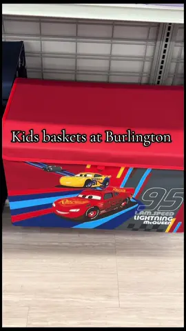 Kids baskets at @Burlington !!!👀😍🛍️#burlingtonfinds#cars#stitch#kidsdecor#fyp