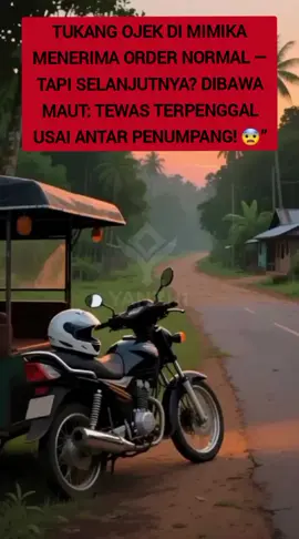 Tukang ojek di Mimika menerima order normal — tapi selanjutnya? Dibawa maut: tewas terpenggal usai antar penumpang! 😨 #Mimika #Papua  #Shorts #CrimeAlert #viralnews