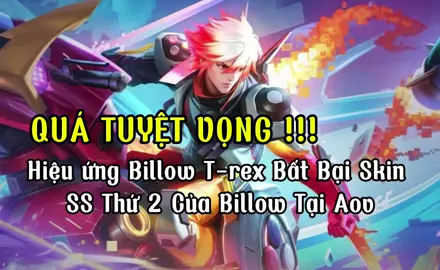 Hiệu ứng chưa đủ Wow cho 1 skin SS ! Cre : New KOB #lienquan #lienquanmobile #billowtrexbatbai_dec #hieuungskin #honey2201_200 