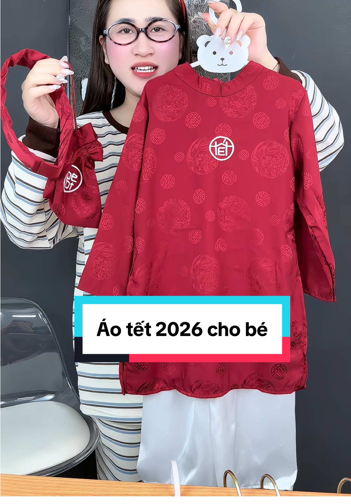 Áo dài tết 2026#aodaichobe #aodaicachtanbe #aodaitetchobe #aodaibe #dotetchobe 