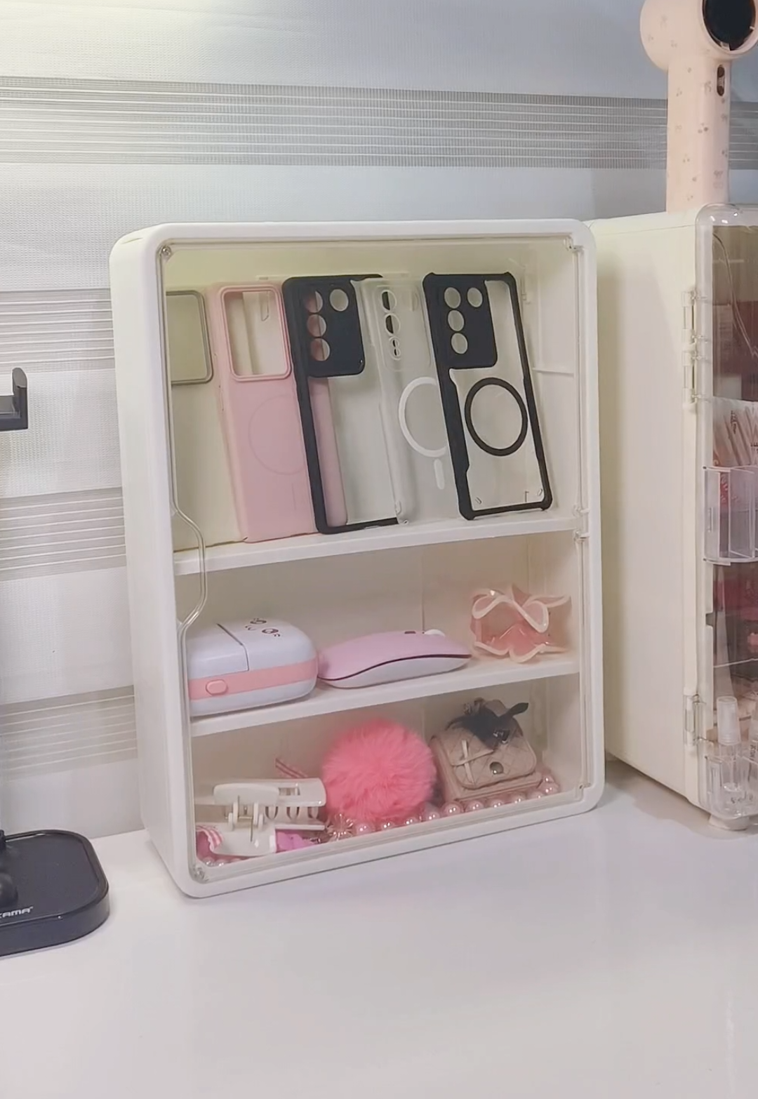 obsessed of organizers 🙂‍↕️ #makeuporganizer #organizer #clearmakeuporganizer #acrylicmakeuporganizer #plasticmakeuporganizer 