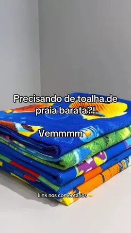Toalha de praia! ☀️ ID para localizar na Shopee⤵️ CBE-YRJ-HLN Link nos comentários  #toalha #toalhadepraia #praia #fyp 