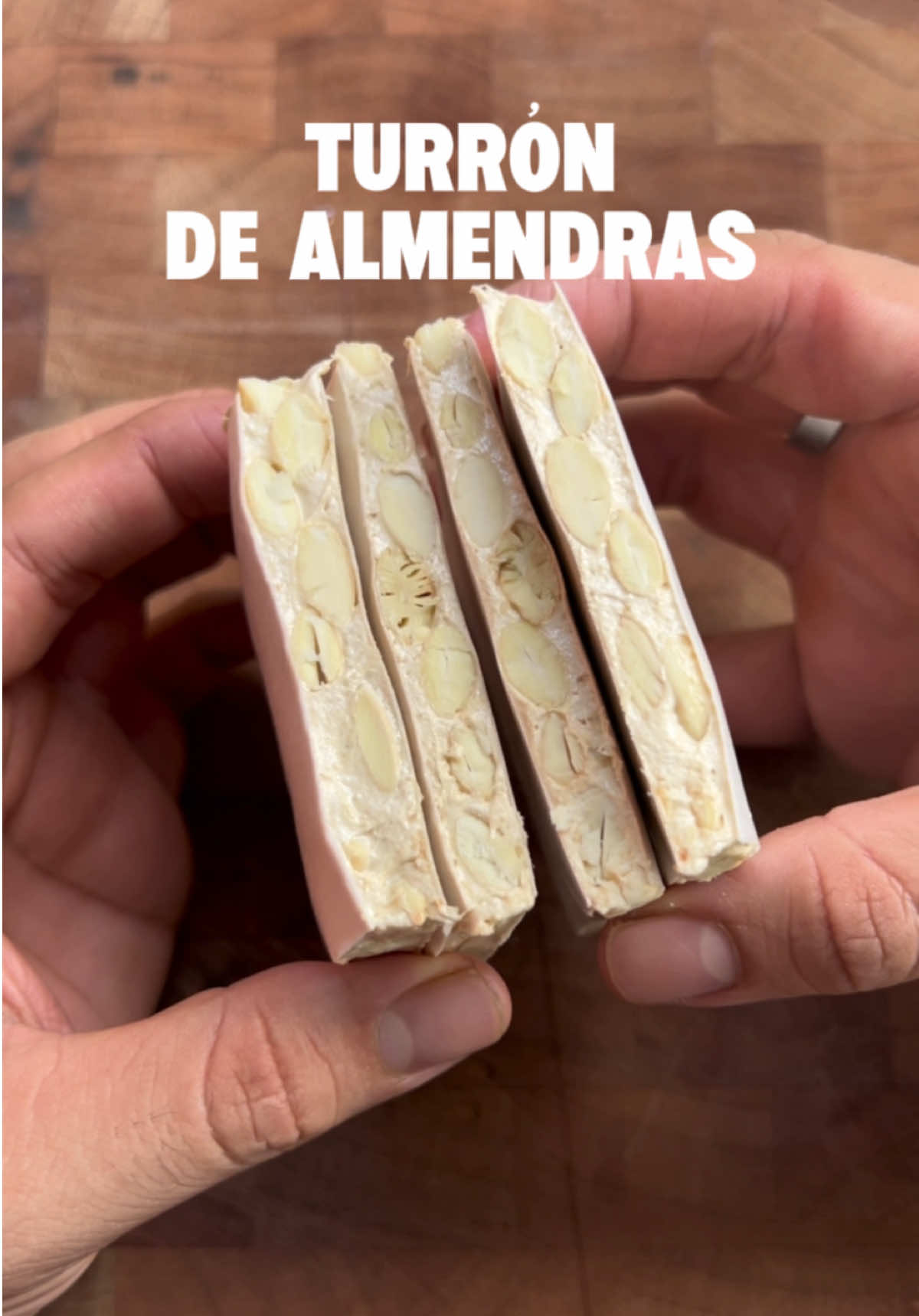 Y hoy tocó el turno de ESPAÑA 🇪🇸 con un turrón de almendras #turrones #Receta #recetas #recetasfaciles #postres 