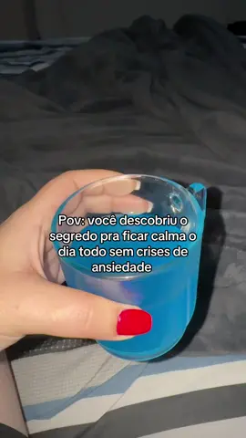Calma o dia todo com esse drink azul  #foryou 