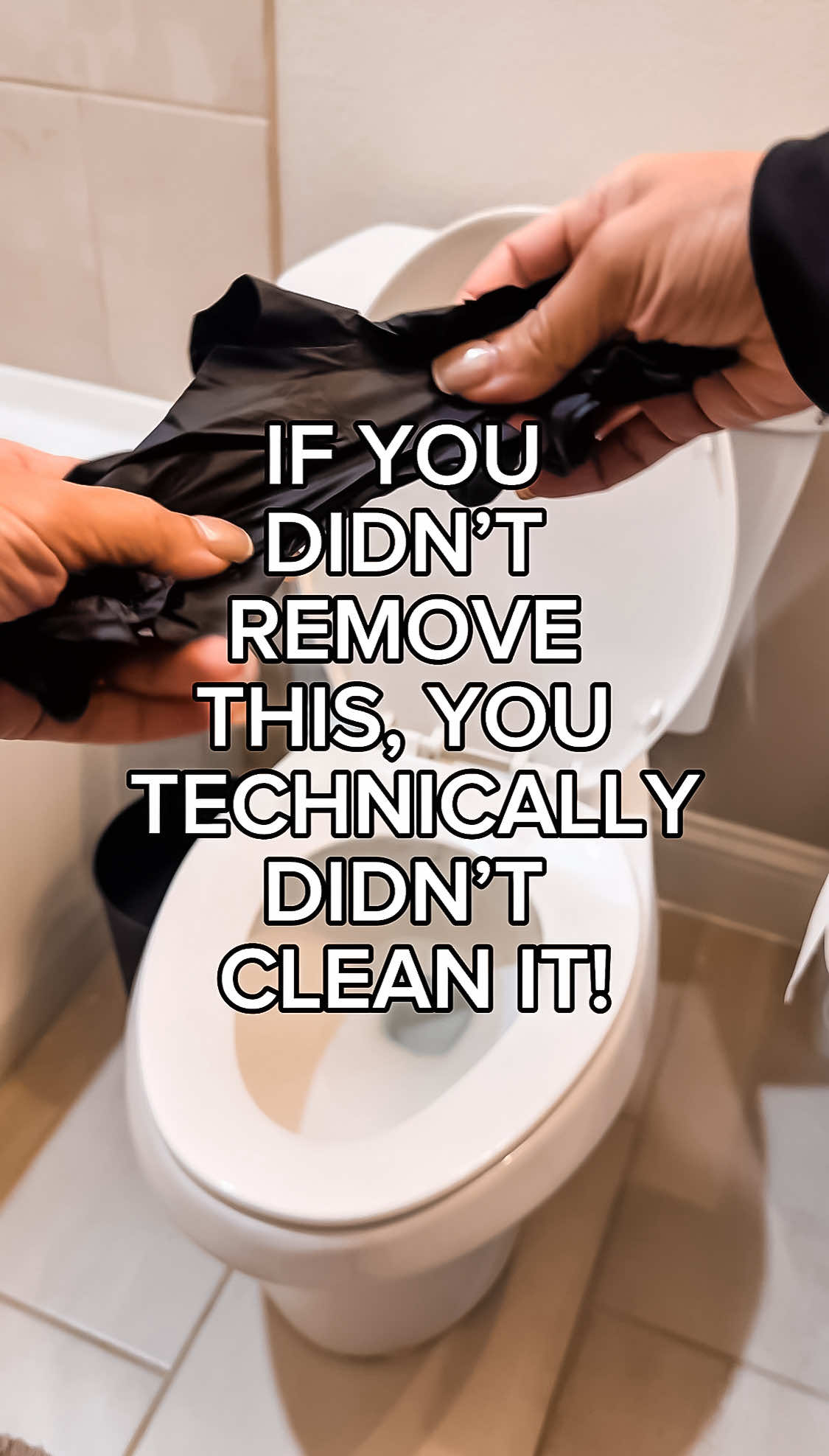 Hear me out… if you didn’t remove the lid, you didn’t clean the toilet! But per usual I come bearing solutions!  💥SH0P THE LNK IN MY BI0😉 💥Don’t forget to share with our friends that may need this so they can bake away this holiday season!  👉🏼 Please, for the love of everything, only use disposable paper towels/wipes and wands to clean your toilet! The amount of bacteria a toilet has is 🤯 Also, you’re going to want to add that caulk tape so you don’t have to remove stains, re-caulk or develop funk at the bottom of your toilet. The toilet stamps and the tablets… Top Tier! Scrub and clean your toilet less by adding those and did o mention that your toilet will stay clean and your bathroom will always smell ahhh-mazing?!! • • #toilet #bathroom #toiletcleaning #cleaningtip #tips                           The right way and best things to use to clean a toilet 