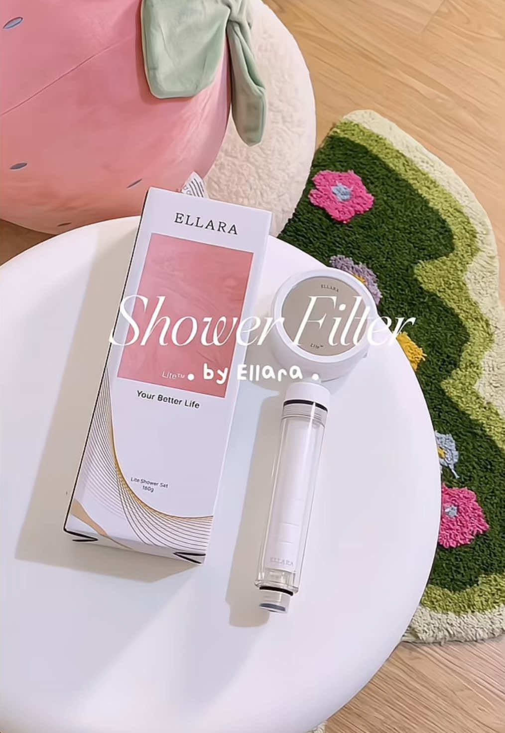 udah saatnya ganti ke shower filter @Ellara.store biar kualitas air mandi jadi lebih bersih, wangi & sehat🌸🎀🫶🏻 #showerfilter #showerset  #shower #ellarashower #showermandi 