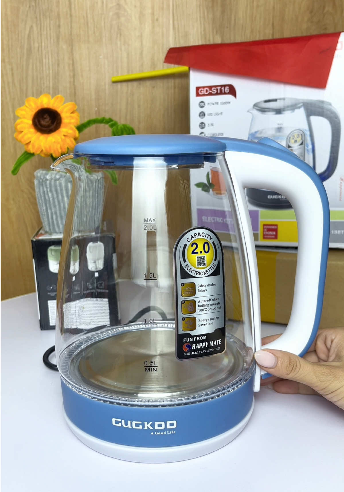 Ấm siêu tốc thủy tinh 2.0L cao cấp công suất 1300w bình siêu tốc trong suốt cường lực đèn led tự ngắt khi Sôi Đun Nước Bình Đun Nước Đun Siêu Tốc ST16, nhanh tay để được mua với giá ưu đãi kẻo hết nha anh chị ơi #amsieutoc #amsieutocthuytinh #amsieutoccaocap #dexuat #taphoathilanh99  @Tạp hóa Thị Lành  @Tạp hóa Thị Lành  @Tạp hóa Thị Lành 