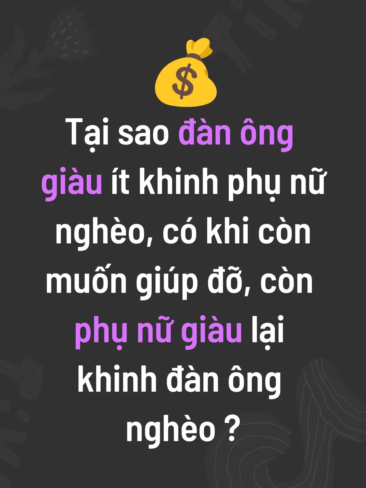tại sao nhỉ?? #doisongxahoi #tinhyeu 