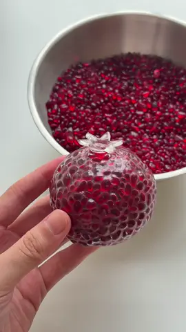 Back to making pomegranate beauties — gorgeous and so stress-melting ✨ #fyp #asmr #mochichi #stressball #toys #oddlysatisfying #StressRelief #fidgettoys #sensorytoy #antistress #satisfying #relaxing #handmade #sleephelp #stressball